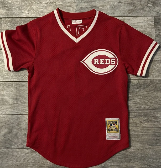 CINCINNATI REDS MITCHELL and Ness MLB Cooperstown Jersey 36 Small Barry