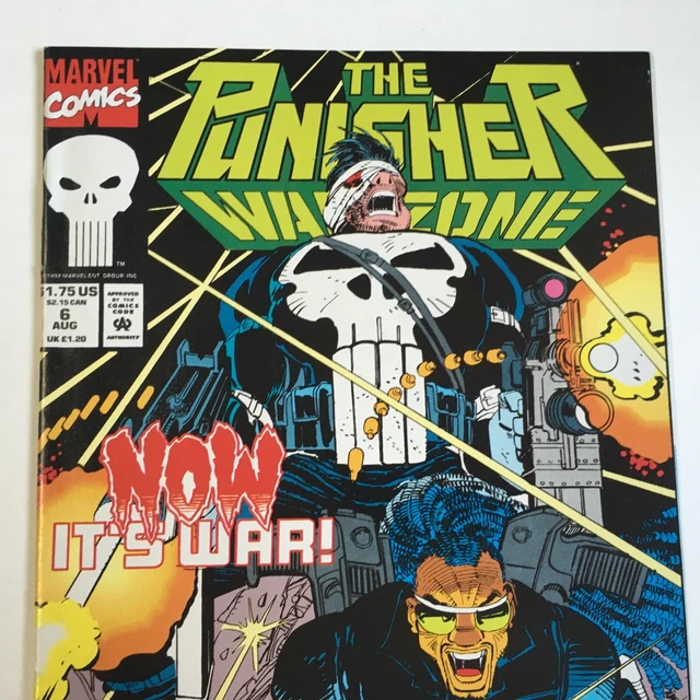 The Punisher War Zone #6 Marvel Comics VF/NM 1992 Romita Jr 2