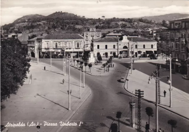 C16872-Avellino, Atripalda Piazza Umberto 1°, Ed. Lorenzo Barile, 1959