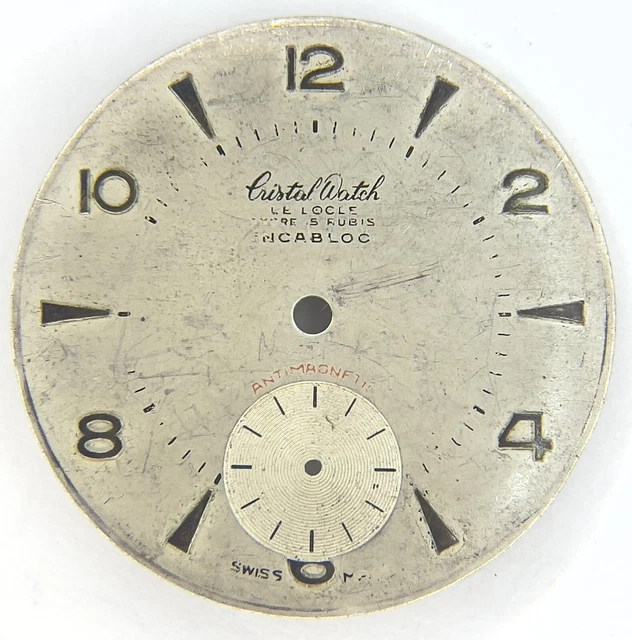 Plat Rond Minéral Montre Remplacement Cristal Transparent Taille 12.5mm