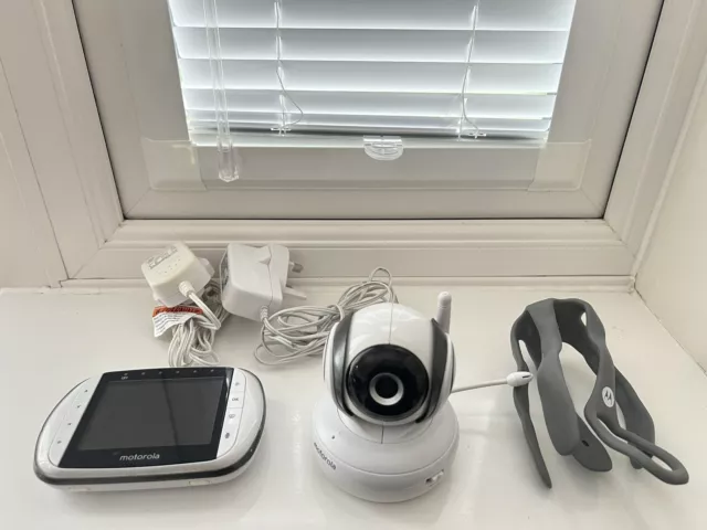 Motorola MBP36S Baby Video Monitor System With Sounds & Colour Working