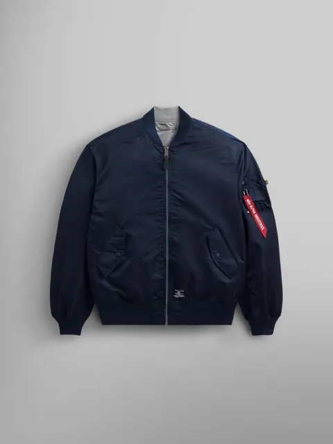 Alpha Industries Jacket Navy Blue Medium M L-2B MOD GEN II BOMBER JACKET