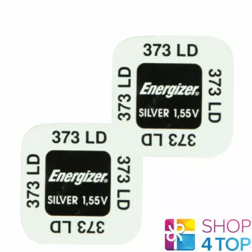 2 Energizer 373 Ld SR916SW Batteries Argenté Oxyde 1.55V Watch Batterie Exp 2023