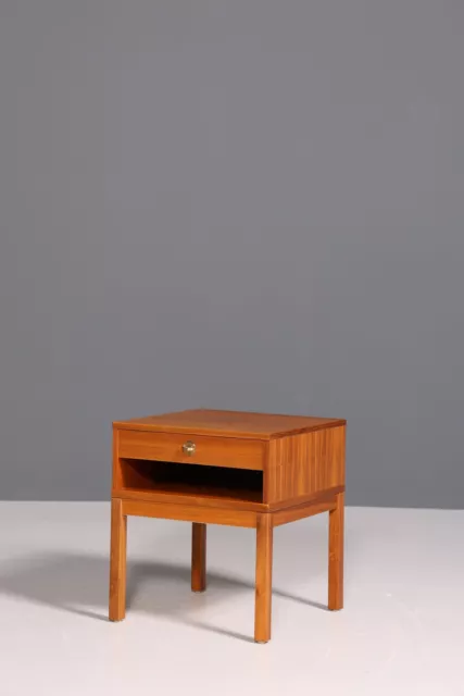 Wunderschöner Mid Century Beistelltisch Ablage Danish Design Teak Nachttisch