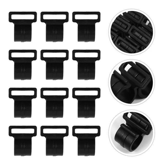 Lot De 4 Supports De Tente En Plastique - Pièces De Rechange Universelles Pour Tentes De Camping, Renfort Structurel