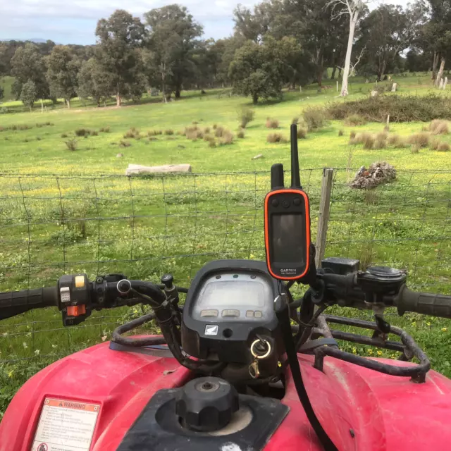 RAM MOUNT QUAD ATV MOUNT GARMIN ALPHA  200i, Alpha100 AND ASTRO  PIG HUNTING