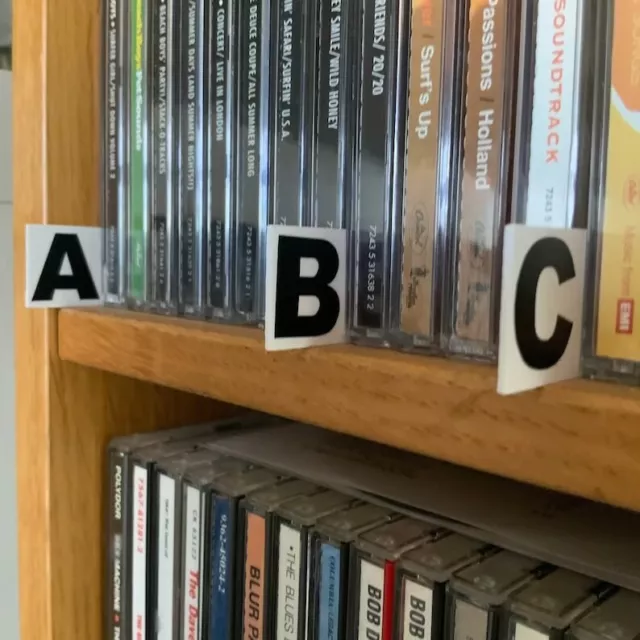 CD Dividers - A-Z Full Set