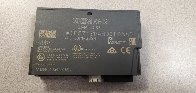 Siemens 6Es7131-4Bd01-0Aa0 Digital Input Module