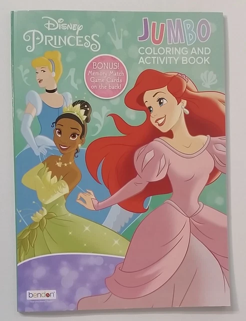 DISNEY PRINCESS JUMBO Coloring and Activity Book $4.00 - PicClick