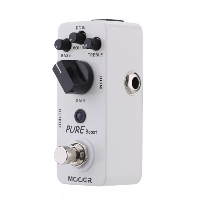 Mooer Pure Boost   Boost Effekt Pedal für E-Gitarre True V9A6