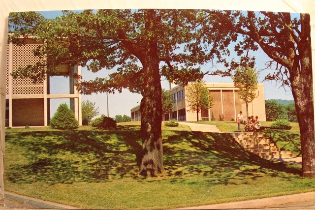 North Carolina NC Asheville Biltmore College Campus Science Building Postcard PC