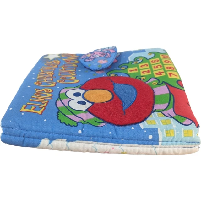 Elmo s christmas countdown 8x8 cloth book sesame street favorites