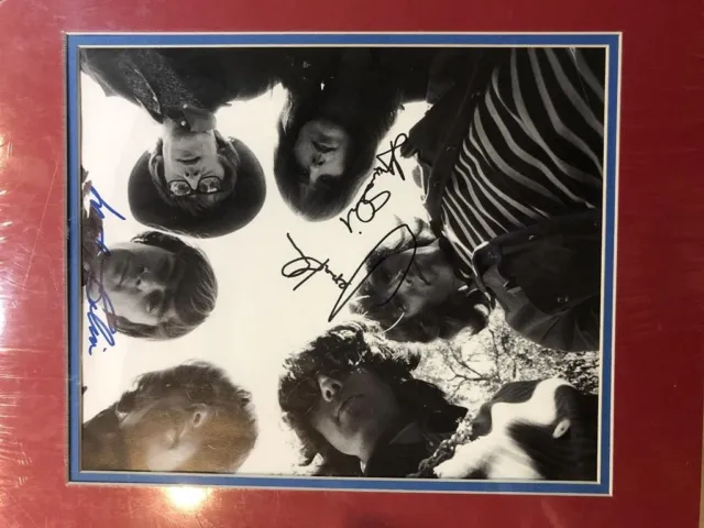 Jefferson Airplane- 14X16 Double Matted B&W Photograph Signed By 3 Members