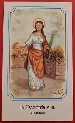 Santino SANTA ANASTASIA MARTIRE Holy Card Image Pieuse 28 Ottobre 