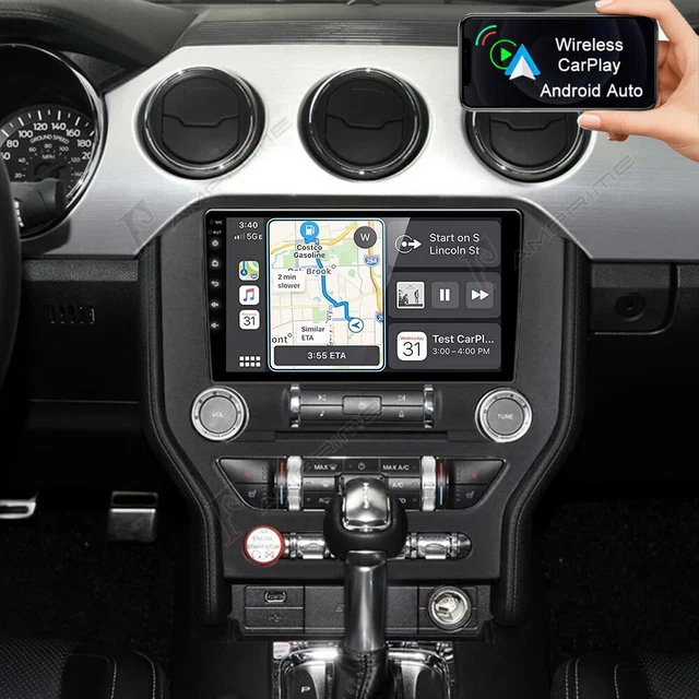 APPLE CARPLAY CAR Stereo Radio For Ford Mustang 20152021 Android 11