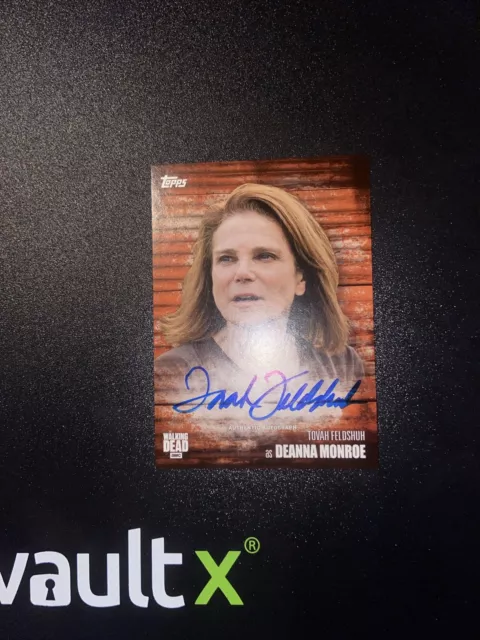 The Walking Dead Season 5 Autograph Card Tovah Feldshush As Deanna Monroe 76/99