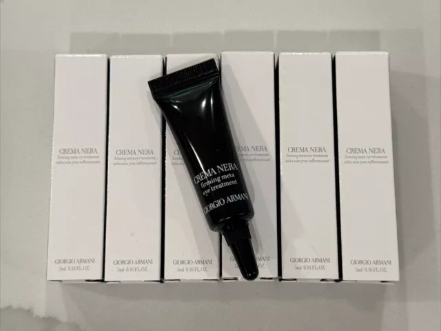 6 - Armani CREMA NERA META EYE TREATMENT Deluxe Sample 5ml/0.16oz