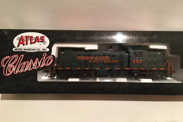 HO Atlas Classic Tidewater Southern Alco RS-1 Powered Diesel Locomotive #747