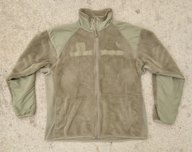 MEDIUM US Army Issued ECWCS Polartec GEN III Fleece Jacket Coyote OCP Multicam