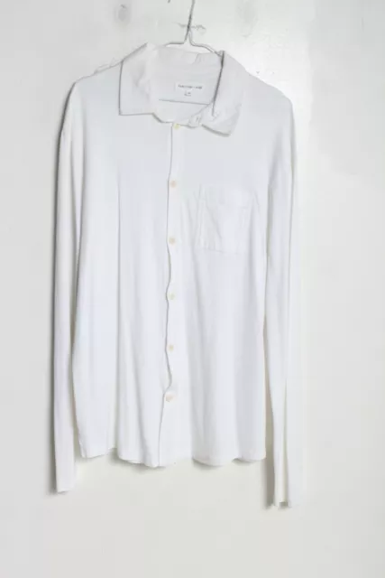 Hamilton & Hare Mens Long Sleeve Shirt - White - Size XL (F38)