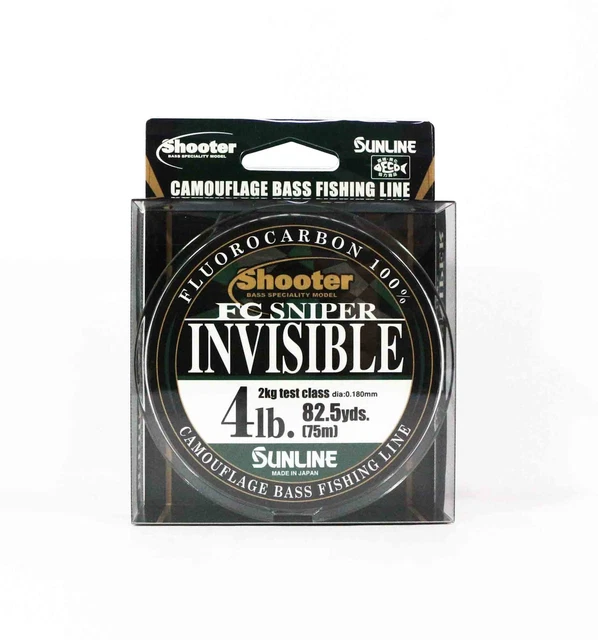 SUNLINE FLUOROCARBON LINE FC Sniper Invisible 75m 4lb 0.18mm (2148) 29