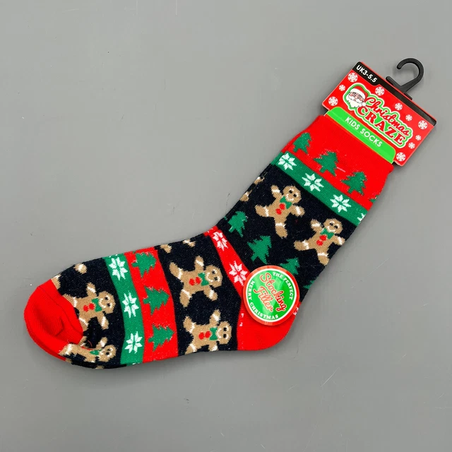 Calzini mania di Natale bambini 3 - 5,5 riempitivo per calze riempitivo pane zenzero