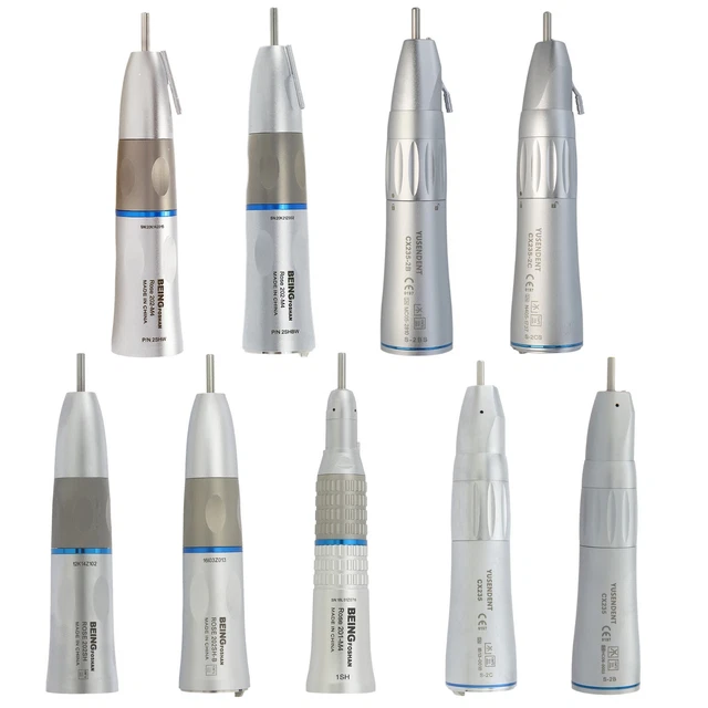COXO BEING Dental Straight Handpiece 1:1 Fiber Optic Surgical NoseCone Low Speed