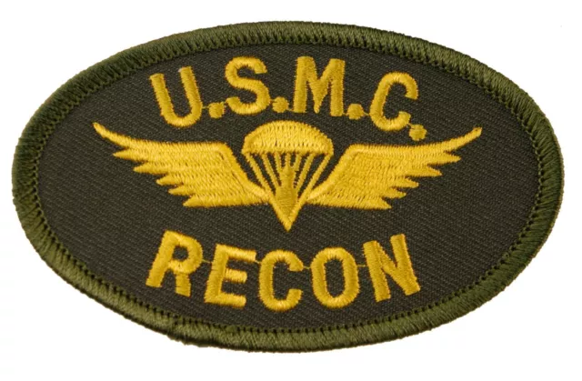 USMC Force Recon Marines Embroidered shoulder IRON ON Patch