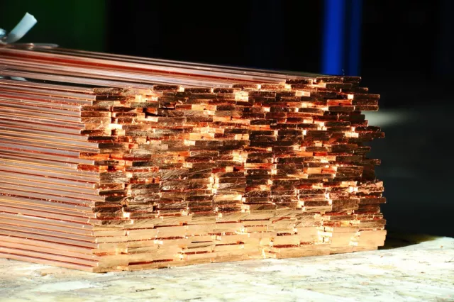 Copper Flat Bar Plate Strip Many sizes and lengths Coper Metal Section Rod