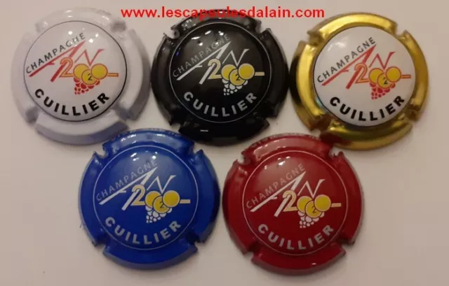 5 BELLES CAPSULES CHAMPAGNE CUILLIER PERE ET FILS AN 2020 REF N°1112 /1112d NEWS