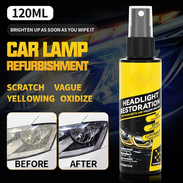 Auto Scheinwerfer Restaurierung Reparatur Spray Agent Kopflicht Linse Politur q