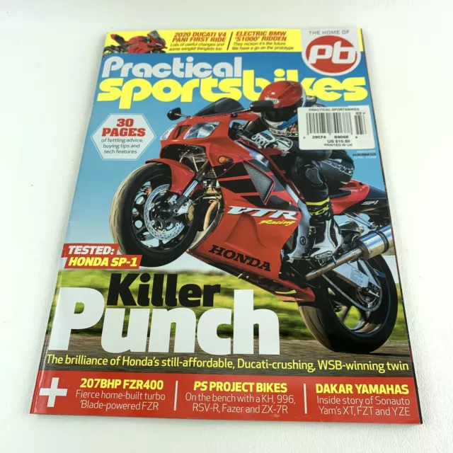 Practical Sportsbikes Magazine March 2020 UK New Killer Punch HONDA