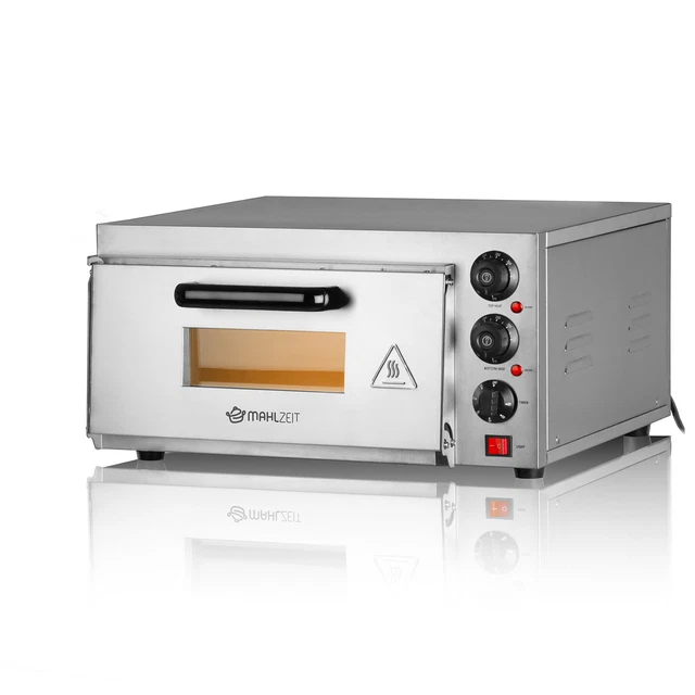 Pizzaofen elektrisch Backofen für Pizza Pizzabackofen mit Pizzastein Mahlzeit