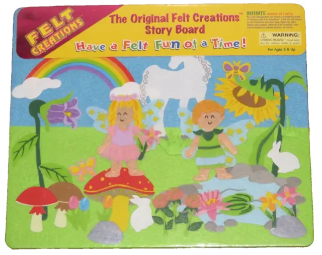 Felt Creations Story Board Toy - Flower Fairy Set 9200, Imagination For Ages 3+