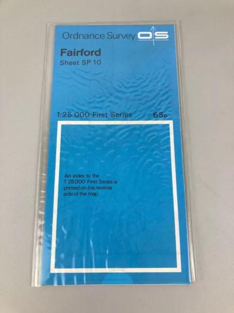 FAIRFORD 1959 Old Vintage OS Ordnance Survey 1:25000 First Series Map Sheet SP10