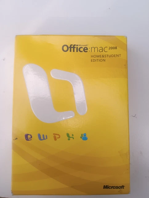 Microsoft Office 2008 for Mac Home and Student Edition for Mac