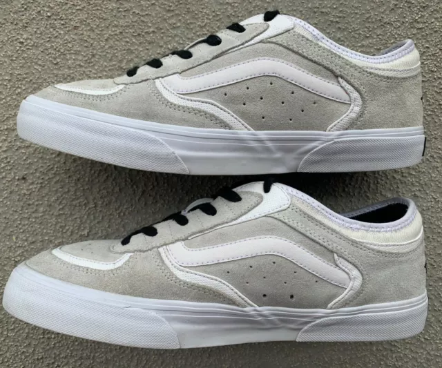 CHAUSSURES VANS GEOFF Rowley Pro Motorhead Angleterre blanc vieille ecole US 10 skateboard EUR 92 12 PicClick FR
