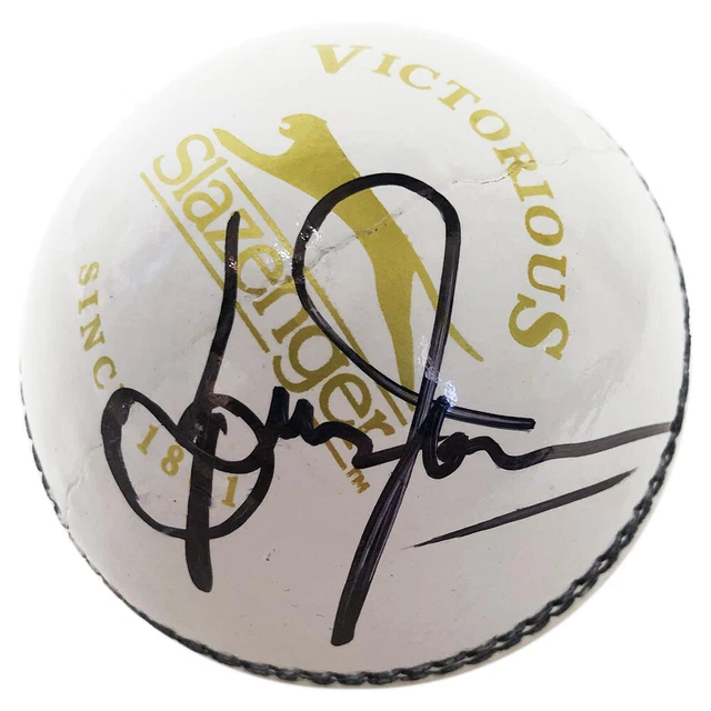 SIGNED BRAIN LARA Cricket Ball World Record Holder Autograph +COA £