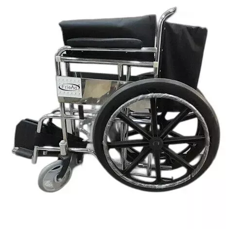 Silla de ruedas manual negra Magwheel 12inc silla de ruedas plegable para...