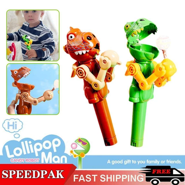 Creative Robot Holder Dinosaur Eat Candy Ups Case NEWS