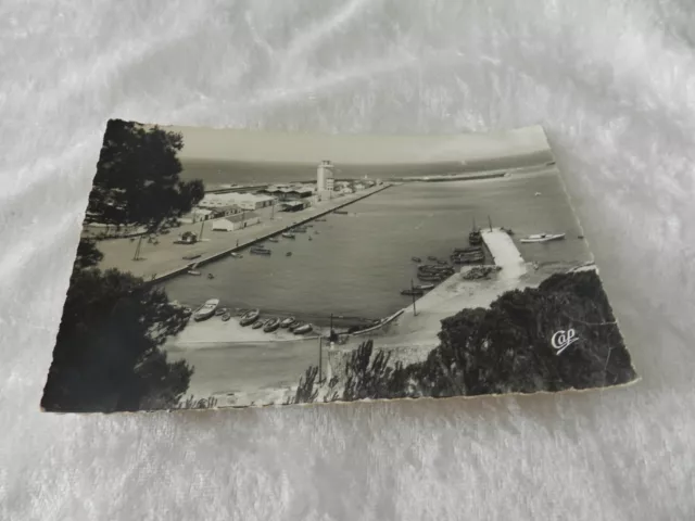 CPSM carte postale photo Ténès Le Port vue avec bateaux / Postcard