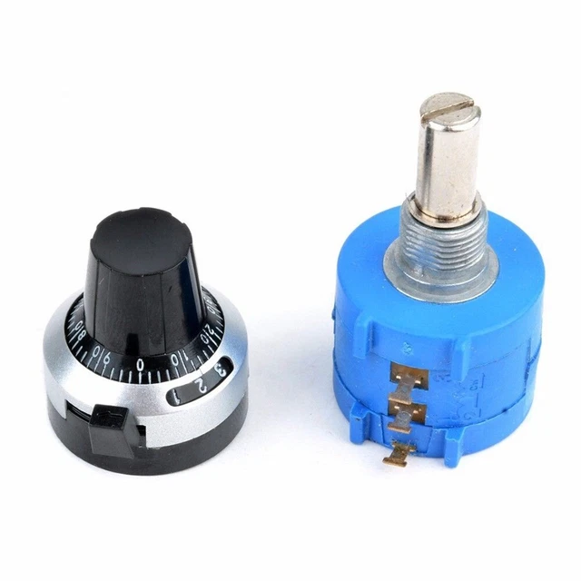 Contrôle de précision avec potentiomètre 10K Ohm et cadran de comptage incré