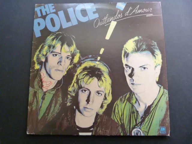 The Police - Outlandos D'Amore 12" Vinyl LP Signed By Stewart Copeland
