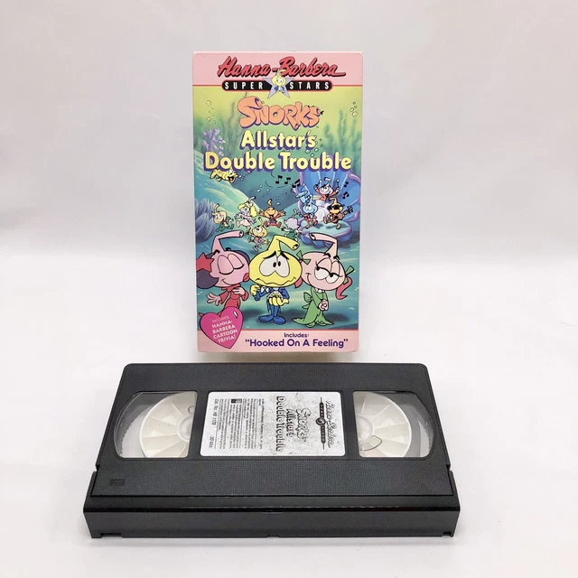 SNORKS VHS VIDEO Allstar's Double Trouble 7.99 PicClick