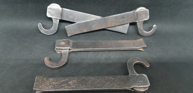 Ancen arret de volet ou porte en fer forgé, ferrure butée - Etsy France