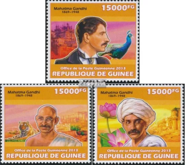 Briefmarken Guinea 2013 Mi 10157-10159 postfrisch Vögel