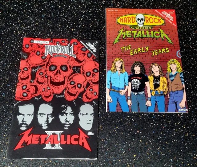 Hard Rock Comics#1 Metallica The Early Years Revolutionary 1992 & Rock N Roll 42