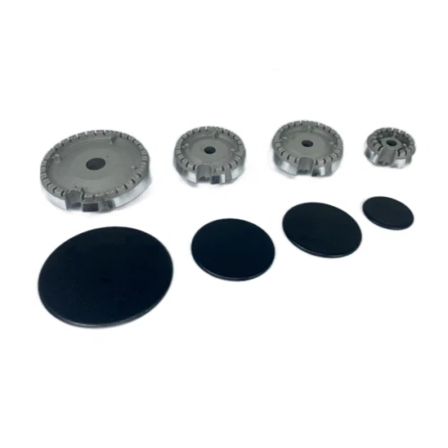 FOSTER KIT PIATTELLI SPARTIFIAMMA CUCINA A GAS 5 FUOCHI NERI LUCIDI 2 - Foto 5