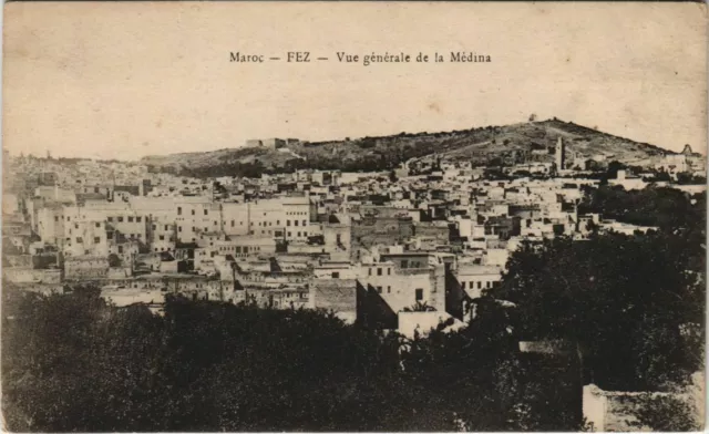 CPA AK MAROC FEZ Vue générale de la MEDINA (10205)