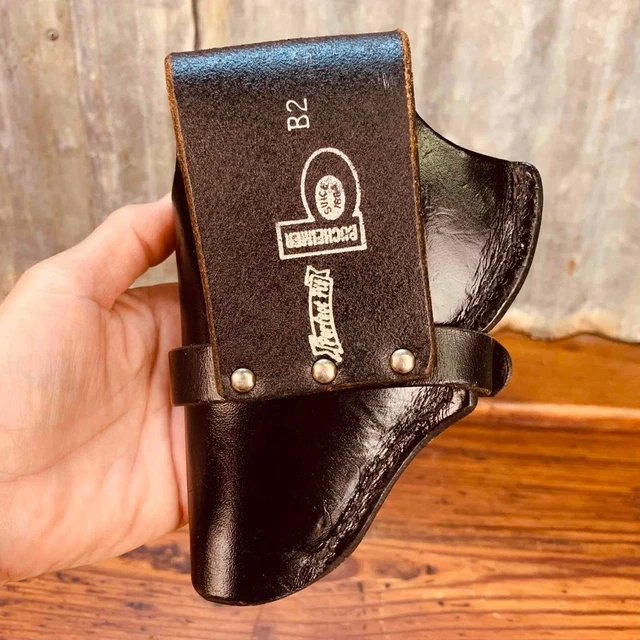 VINTAGE BUCHEIMER PERFECT Fit B2 Black Leather HOLSTER $33.00 - PicClick
